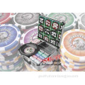 200pcs poker chips set with roulette US-C502